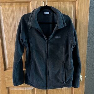 Columbia Charcoal Full-Zip Fleece Jacket